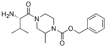 4-((S)-2-AMino-3-Methyl-butyryl)-2-Methyl-piperazine-1-carboxylic acid benzyl ester Struktur