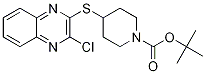 4-(3-Chloro-quinoxalin-2-ylsulfanyl
)-piperidine-1-carboxylic acid tert
-butyl ester Struktur