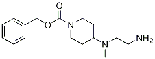 4-[(2-AMino-ethyl)-Methyl-aMino]-piperidine-1-carboxylic acid benzyl ester Struktur