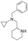 Benzyl-cyclopropyl-piperidin-2-ylMethyl-aMine Struktur