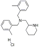 Bis-(2-Methyl-benzyl)-piperidin-2-ylMethyl-aMine hydrochloride Struktur