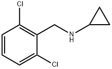 Cyclopropyl-(2,6-dichloro-benzyl)-aMine Struktur