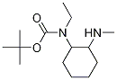 Ethyl-(2-MethylaMino-cyclohexyl)-carbaMic acid tert-butyl ester Struktur