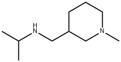 Isopropyl-(1-Methyl-piperidin-3-ylMethyl)-aMine Struktur