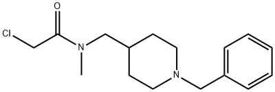 N-(1-Benzyl-piperidin-4-ylMethyl)-2-chloro-N-Methyl-acetaMide Struktur