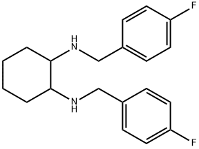 N,N'-Bis-(4-fluoro-benzyl)-cyclohexane-1,2-diaMine Struktur