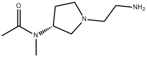 N-[(R)-1-(2-AMino-ethyl)-pyrrolidin-3-yl]-N-Methyl-acetaMide Struktur