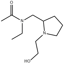 N-Ethyl-N-[1-(2-hydroxy-ethyl)-pyrrolidin-2-ylMethyl]-acetaMide Struktur