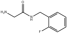 2-amino-N-(2-fluorobenzyl)acetamide Struktur