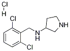 (2,6-Dichloro-benzyl)-pyrrolidin-3-yl-amine hydrochloride Struktur