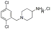 1-(2,5-Dichloro-benzyl)-piperidin-4-ylamine hydrochloride Struktur