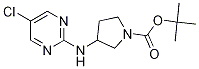 3-(5-Chloro-pyrimidin-2-ylamino)-pyrrolidine-1-carboxylic acid tert-butyl ester Struktur