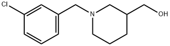 [1-(3-Chloro-benzyl)-piperidin-3-yl]-methanol Struktur