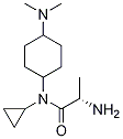 (1R,4R)-(S)-2-AMino-N-cyclopropyl-N-(4-diMethylaMino-cyclohexyl)-propionaMide Struktur