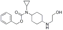 (1R,4R)-Cyclopropyl-[4-(2-hydroxy-ethylaMino)-cyclohexyl]-carbaMic acid benzyl ester Struktur