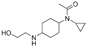 (1R,4R)-N-Cyclopropyl-N-[4-(2-hydroxy-ethylaMino)-cyclohexyl]-acetaMide Struktur