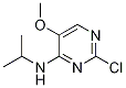 (2-Chloro-5-Methoxy-pyriMidin-4-yl)-isopropyl-aMine Struktur