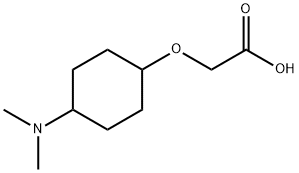 (4-DiMethylaMino-cyclohexyloxy)-acetic acid Struktur