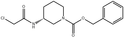 (R)-3-(2-Chloro-acetylaMino)-piperidine-1-carboxylic acid benzyl ester Struktur