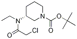 (R)-3-[(2-Chloro-acetyl)-ethyl-aMino]-piperidine-1-carboxylic acid tert-butyl ester Struktur