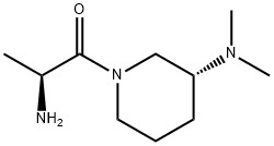 (S)-2-AMino-1-((R)-3-diMethylaMino-piperidin-1-yl)-propan-1-one Struktur