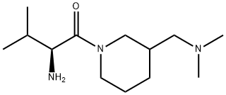 (S)-2-AMino-1-(3-diMethylaMinoMethyl-piperidin-1-yl)-3-Methyl-butan-1-one Struktur