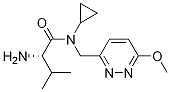 (S)-2-AMino-N-cyclopropyl-N-(6-Methoxy-pyridazin-3-ylMethyl)-3-Methyl-butyraMide Struktur