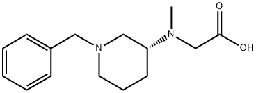 [((R)-1-Benzyl-piperidin-3-yl)-Methyl-aMino]-acetic acid Struktur