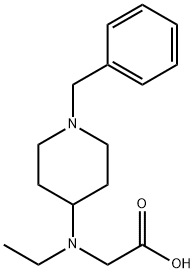 [(1-Benzyl-piperidin-4-yl)-ethyl-aMino]-acetic acid Struktur