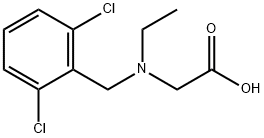 [(2,6-Dichloro-benzyl)-ethyl-aMino]-acetic acid Struktur