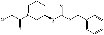 [(R)-1-(2-Chloro-acetyl)-piperidin-3-yl]-carbaMic acid benzyl ester Struktur