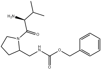 [1-((S)-2-AMino-3-Methyl-butyryl)-pyrrolidin-2-ylMethyl]-carbaMic acid benzyl ester Struktur