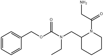 [1-(2-AMino-acetyl)-piperidin-2-ylMethyl]-ethyl-carbaMic acid benzyl ester Struktur