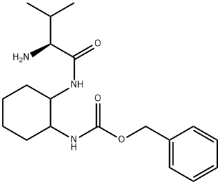 [2-((S)-2-AMino-3-Methyl-butyrylaMino)-cyclohexyl]-carbaMic acid benzyl ester Struktur