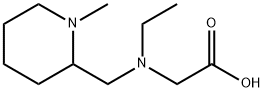 [Ethyl-(1-Methyl-piperidin-2-ylMethyl)-aMino]-acetic acid Struktur