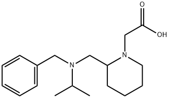 {2-[(Benzyl-isopropyl-aMino)-Methyl]-piperidin-1-yl}-acetic acid Struktur