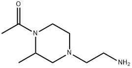 1-[4-(2-AMino-ethyl)-2-Methyl-piperazin-1-yl]-ethanone Struktur