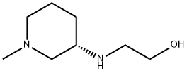 2-((S)-1-Methyl-piperidin-3-ylaMino)-ethanol Struktur