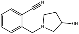 2-(3-Hydroxy-pyrrolidin-1-ylMethyl)-benzonitrile Struktur