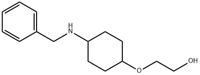 2-(4-BenzylaMino-cyclohexyloxy)-ethanol Struktur