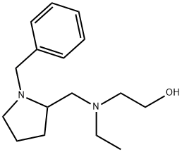 2-[(1-Benzyl-pyrrolidin-2-ylMethyl)-ethyl-aMino]-ethanol Struktur