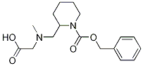 2-[(CarboxyMethyl-Methyl-aMino)-Methyl]-piperidine-1-carboxylic acid benzyl ester Struktur