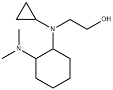 2-[Cyclopropyl-(2-diMethylaMino-cyclohexyl)-aMino]-ethanol Struktur