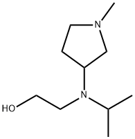 2-[Isopropyl-(1-Methyl-pyrrolidin-3-yl)-aMino]-ethanol Struktur