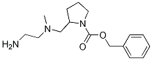 2-{[(2-AMino-ethyl)-Methyl-aMino]-Methyl}-pyrrolidine-1-carboxylic acid benzyl ester Struktur