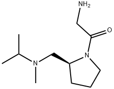 2-AMino-1-{(S)-2-[(isopropyl-Methyl-aMino)-Methyl]-pyrrolidin-1-yl}-ethanone Struktur