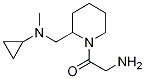 2-AMino-1-{2-[(cyclopropyl-Methyl-aMino)-Methyl]-piperidin-1-yl}-ethanone Struktur