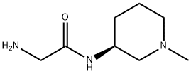 2-AMino-N-((S)-1-Methyl-piperidin-3-yl)-acetaMide Struktur