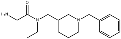 2-AMino-N-(1-benzyl-piperidin-3-ylMethyl)-N-ethyl-acetaMide Struktur