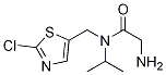 2-AMino-N-(2-chloro-thiazol-5-ylMethyl)-N-isopropyl-acetaMide Struktur